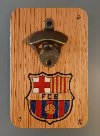 Abridor cerveza con escudo FC Barcelona