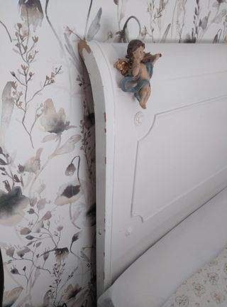 Cabecero 150cm con somier y patas