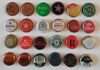 Chapas de botellas coleccionables