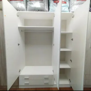 Armario 3 puertas blanco