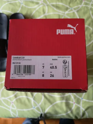 Chanclas Puma Negras