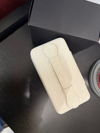 Borsa da toilette Chanel beige e nero