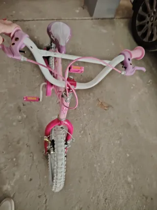 Bicicleta Barbie Niña Rosa