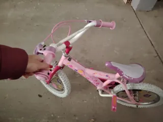 Bicicleta Barbie Niña Rosa