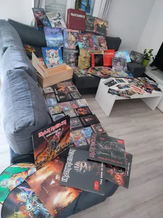 Lote Colección Iron Maiden Metallica, Stratovarius