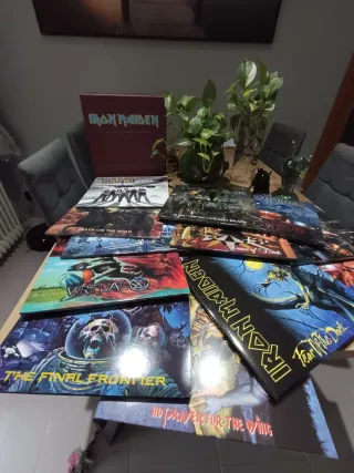 Lote Colección Iron Maiden Metallica, Stratovarius