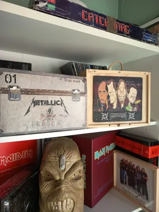 Lote Colección Iron Maiden Metallica, Stratovarius