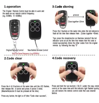 Mando a distancia 4 botones