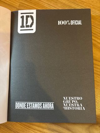 Libro Donde Estamos Ahora One Direction