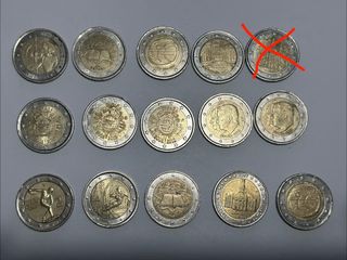 Cambio monedas de 2€