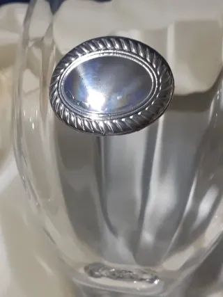 Set 6 Calici Cristallo ITS Argento