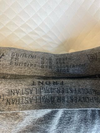 Ropa térmica infantil azul (3 camisetas 1 pantalón