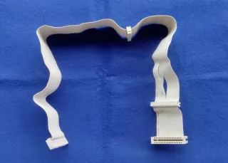 Cavo dati per unità floppy 5¼ bianco