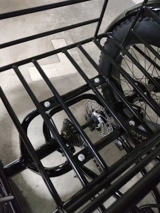 Triciclo Eléctrico Fat Tire Negro. A estrenar.