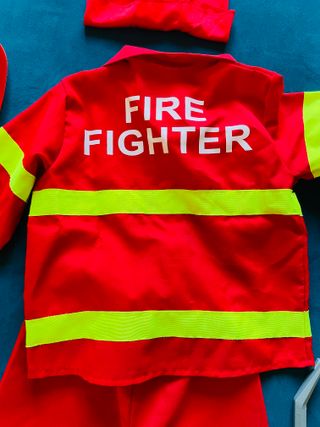 Vestito Pompiere Bambino Carnevale + Accessori