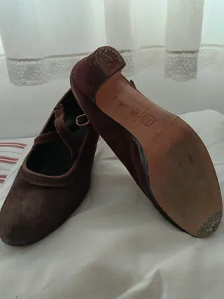 Zapatos Flamenco Mujer Marrones