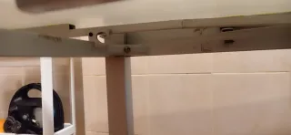 Mesa cristal extensible cocina + 2 sillas regalo