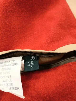Chaqueta Massimo Dutti Vintage Algodón Beige