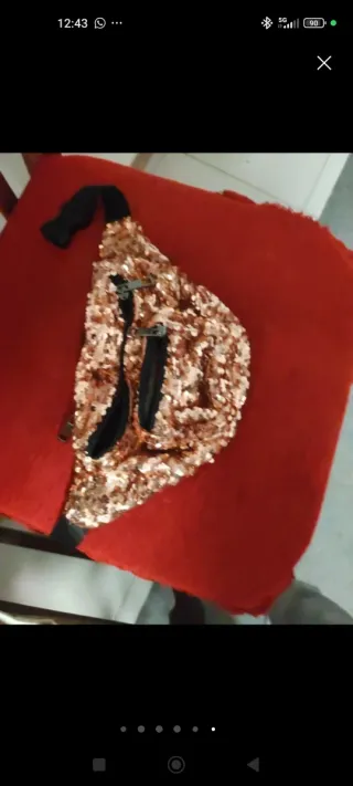 Lote 4 bolsos: beige, rosa, blanco