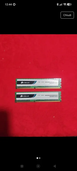RAM Corsair 2x2 GB DDR3