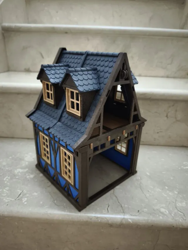 Playmobil Medieval. Casa Azul.