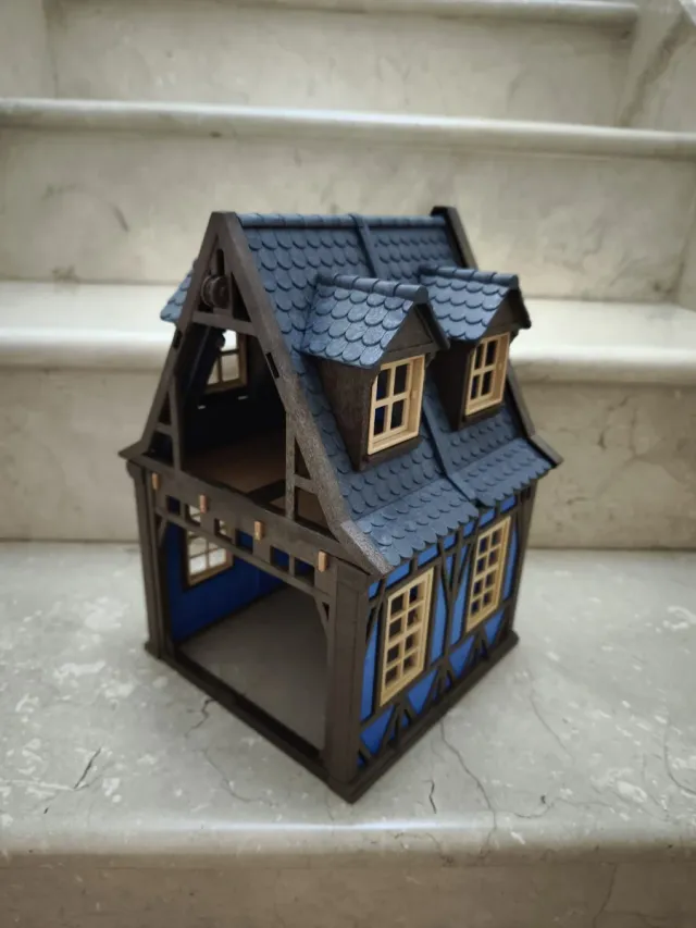 Playmobil Medieval. Casa Azul.