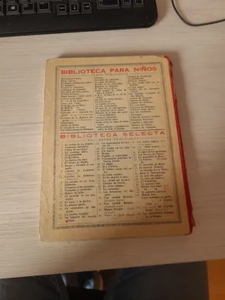 Libro antiguo Biblioteca para niños.