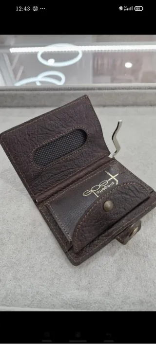 Portafogli/portadocumenti in pelle Progetto Fede.