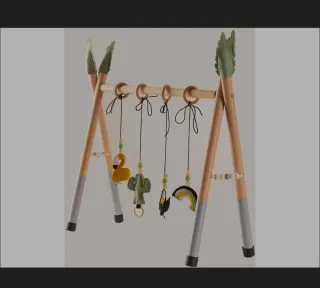 Gimnasio bebé madera Sklum