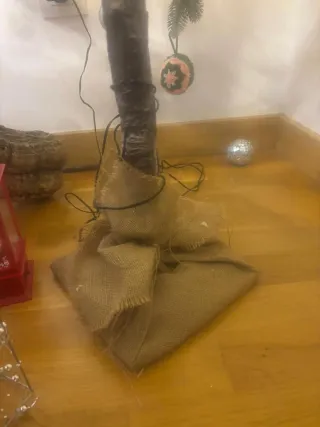 Árbol de Navidad Decorado Plateado