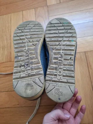 Zapatos Pitillos Piel Azul - Talla 38 - Muy Cómodo