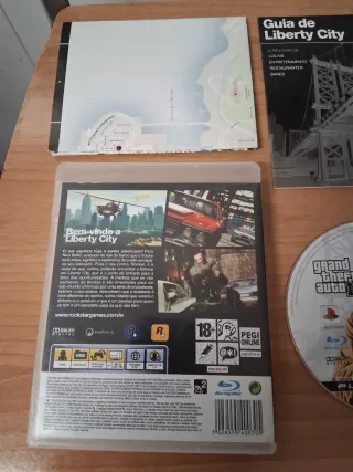 PS3 GTA IV + Guía Liberty City y Mapa