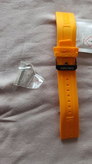 Reloj Calgary Hombre Negro y Amarillo