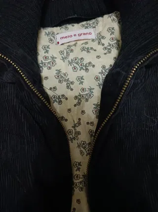 Giubbino Donna Velluto Nero Tg S