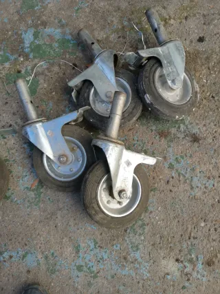 Ruedas para andamio (4 unidades)