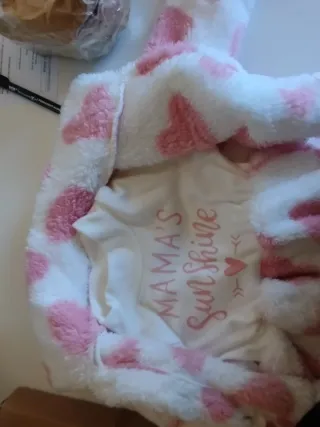 Conjunto bebé niña 2 años invierno o funda colchó