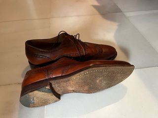 Zapatos Oxford Full Brogue Cortina 1955 Marrón