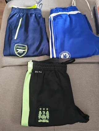 Lote 3 pantalones de fútbol hombre