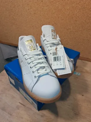 Adidas Stan Smith Mujer Talla 38 Dorado