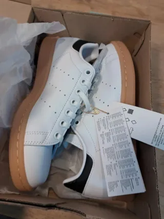 Adidas Stan Smith Mujer Talla 38 Dorado