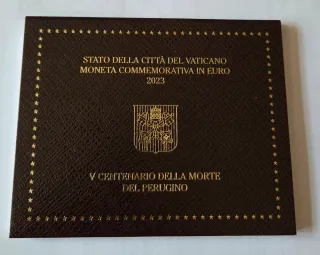 Moneda 2€ Vaticano 2023 Muerte Perugino