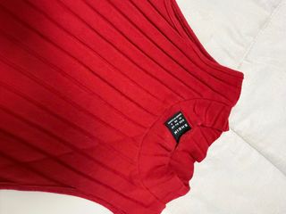 Top SHEIN Rojo