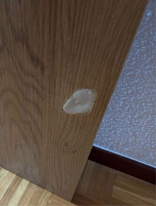 Mesa de comedor madera y metal