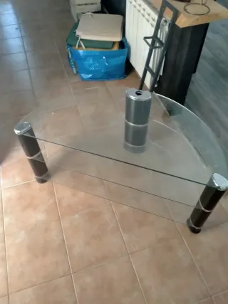 Mesa de cristal ideal para tv