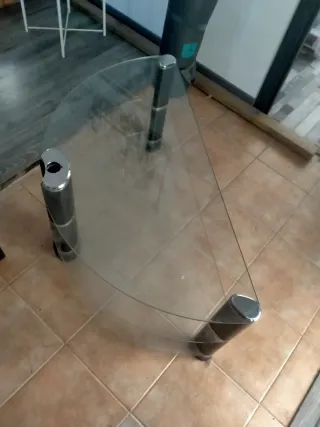 Mesa de cristal ideal para tv