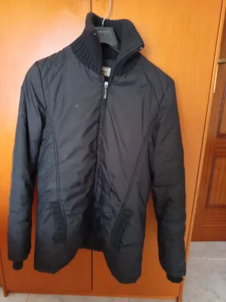 Chaquetón mujer negro