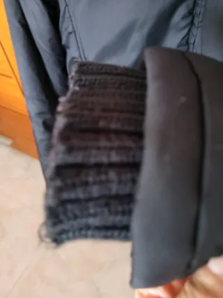 Chaquetón mujer negro