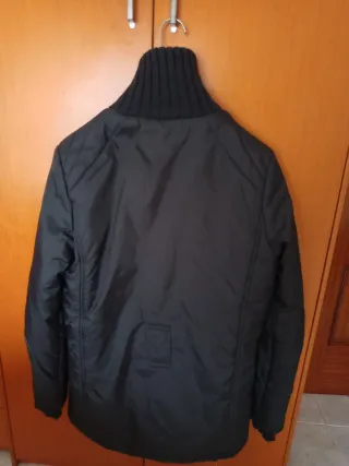 Chaquetón mujer negro