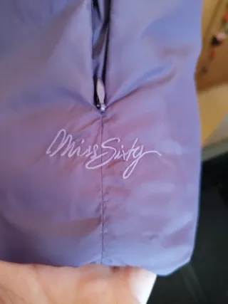 Plumas Miss Sixty Reversible Gris/Morado