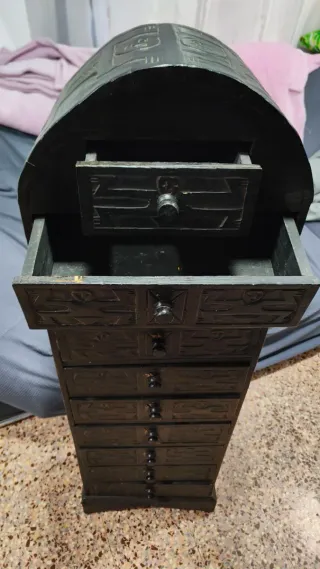 Cajonera Étnica Vintage Negra